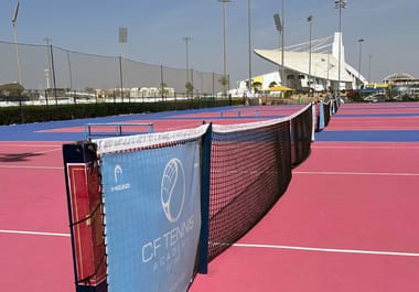 Abu Dhabi Cricket & Sports Hub — a CF Tennis Academy venue.
